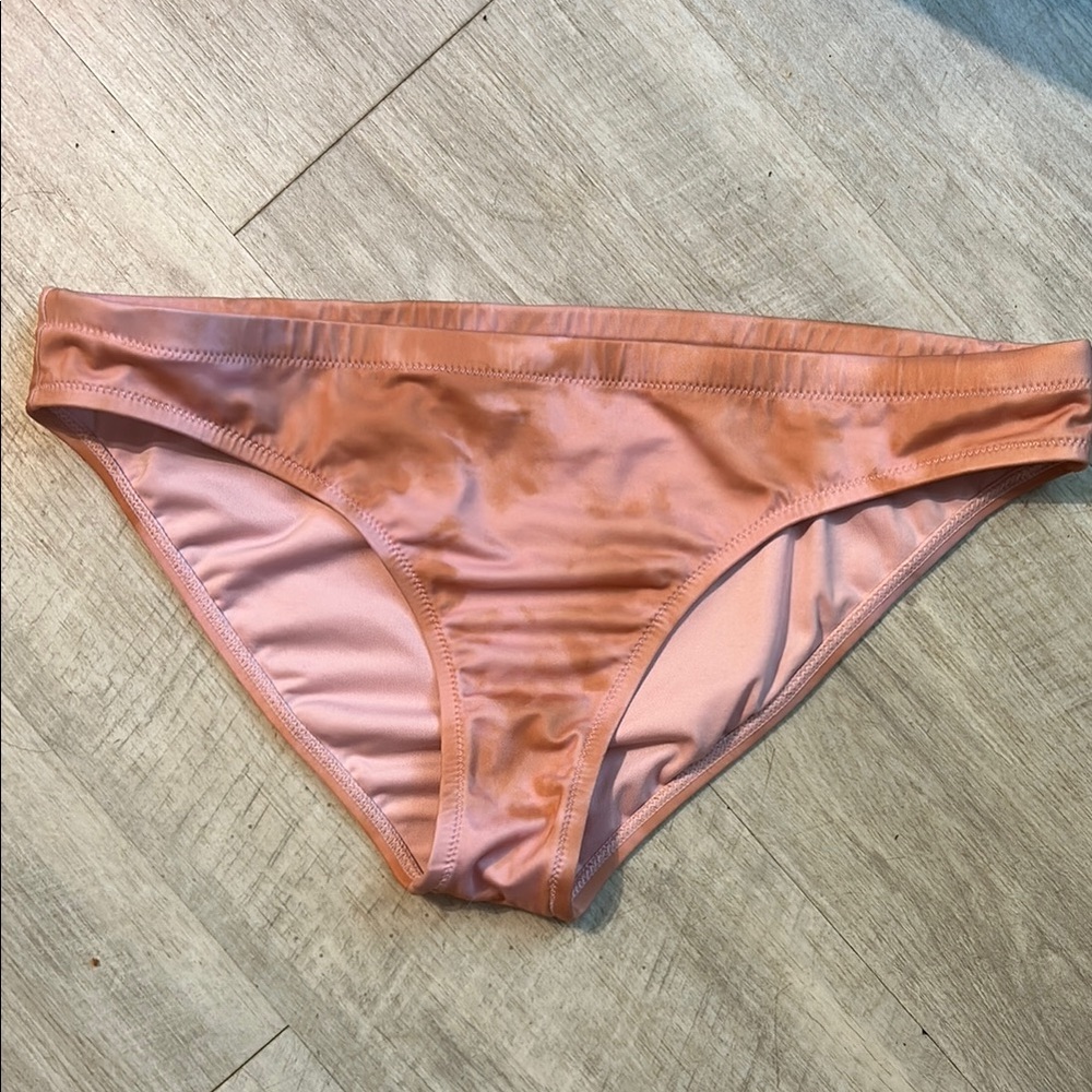 Billabong Tan and Pink Bikini Bottoms
